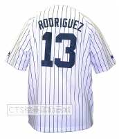 MLB  洋基隊13#RODRIGUEZ開扣球衣