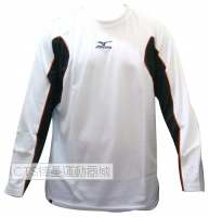 MIZUNO  58TT-84301系列長袖T恤(白)