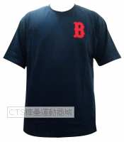 MLB 2009 B 34# 210系列圓領ㄒ恤(深藍)