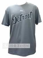 MLB   底特律老虎隊217系列吸濕排汗圓領衫(灰)
