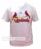 MLB   聖路易紅雀隊229系列吸濕排汗圓領衫(白)