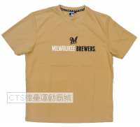 MLB 2012  密爾瓦基釀酒人隊276系列吸濕排汗圓領衫(奶茶色)