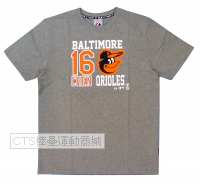MLB   巴爾的摩金鶯隊 16#CHEN 202系列 T恤(灰色)