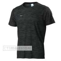 MIZUNO  32TA8009 系列圓領短袖T恤(黑)
