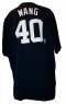 MLB  紐約洋基 40#WANG   深藍色T恤