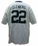 MLB  紐約洋基22#CLEMENS白色深藍條紋T恤