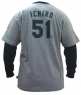 MLB 長袖棒球衣-水手隊51#ICHIRO