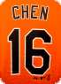 MLB   巴爾的摩金鶯隊 16#CHEN T恤(桔色)