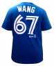 MLB   多倫多籃鳥隊 67#WANG 背號T恤(藍色)