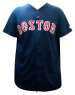 MLB 波士頓紅襪 隊 704系列 開扣球衣(深藍)