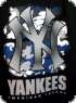 MLB 2016 紐約洋基 隊218系列 圓領印花T恤(黑)