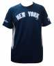 MLB 2016 紐約洋基隊206系列圓領印花快排T恤(深藍/灰)