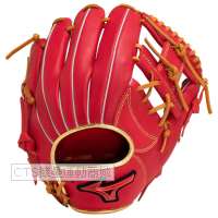 MIZUNO 2024 1AJGR217系列內野工字型手套(紅)