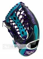 Rawlings  2024 GR4HTCY719系列 軟式 右手戴 外野T網型手套(深藍/綠/銀/紫)