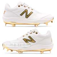 NB 2025 PL3000L7  2E系列壘球膠釘鞋(白/金/黑)
