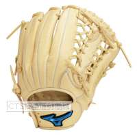 MIZUNO 2025 1AJGR329 系列外野T網型手套(奶油色)