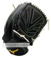 MIZUNO 2025 1ATGH256 系列投手單片型手套(黑/白)