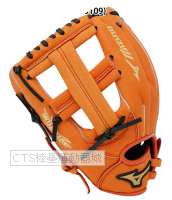 MIZUNO 2025 少年用 1AJGY33800系列右手戴十字型手套(桔)