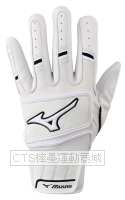 MIZUNO  2025  330440系列 打擊手套(白)