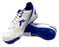 RUNIC 2026 LOW-C2系列 青少年用 低筒膠釘鞋(白/藍)