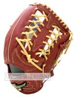 MIZUNO 2026 1AJGR344 GE系列 外野T網型手套(酒紅/奶油)