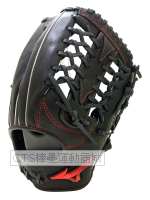 MIZUNO 2026 1AJGR346系列 外野T網型手套(黑)