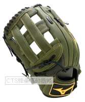 MIZUNO 2026 313234 系列 右手戴 外野雙十字型手套(綠/黑)