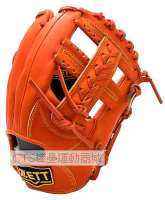 ZETT 2025 BPGT-3SP15JP系列內野十字型手套(橘)