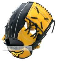 MIZUNO 2026 1ATGS267 系列內野單片型手套(黃/黑)