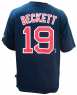 MLB  紅襪隊 19#BECKETT深藍T恤