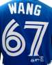 MLB   多倫多籃鳥隊 67#WANG 背號T恤(藍色)