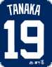 MLB  紐約洋基 19#田中將大(TANAKA) 深藍色T恤