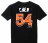 MLB 佛羅里達馬林魚隊  54#CHEN 背號T恤(黑)