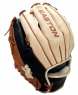 EASTON  PCH-C32 系列內野十字型手套(黑/原皮/奶油色)