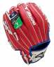 MIZUNO  2025 少年用 312777系列工字型手套(白/藍/紅)