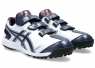 asics 2025 1123A042系列棒壘教練鞋(白/深藍/銀)