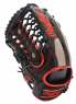 Rawlings  2024 GR4HTCY719系列 軟式 右手戴 外野T網型手套(黑/金紅/灰)