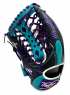 Rawlings  2024 GR4HTCY719系列 軟式 右手戴 外野T網型手套(深藍/綠/銀/紫)