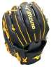 MIZUNO 2025 1ATGH253 系列內野工字型手套(黑/黃)