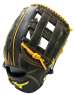MIZUNO 2025 1ATGH253 系列外野雙十型手套(黑/黃)