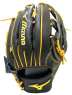 MIZUNO 2025 1ATGH253 系列外野雙十型手套(黑/黃)
