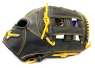 MIZUNO 2025 1ATGH253 系列外野雙十型手套(黑/黃)