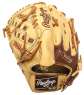 Rawlings  2025 GR5FHTCA15W系列 右手戴 投手單片型手套(米色/棕色)