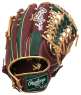 Rawlings  2025 GR5FHTCY719系列外野T網型手套(酒紅/深綠)