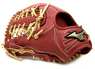 MIZUNO 2026 1AJGR344 GE系列 右手戴 外野T網型手套(酒紅/奶油)