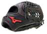 MIZUNO 2026 1AJGR346系列 外野T網型手套(黑)