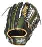 Rawlings  2026 GR6HTCY719系列外野T網型手套(黑/綠)